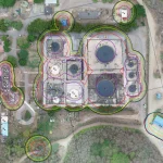 Isocontornos de consecuencias en estudio PHAST y riesgo QRA/ACR en SAFETI: radiación, sobrepresión y toxicidad